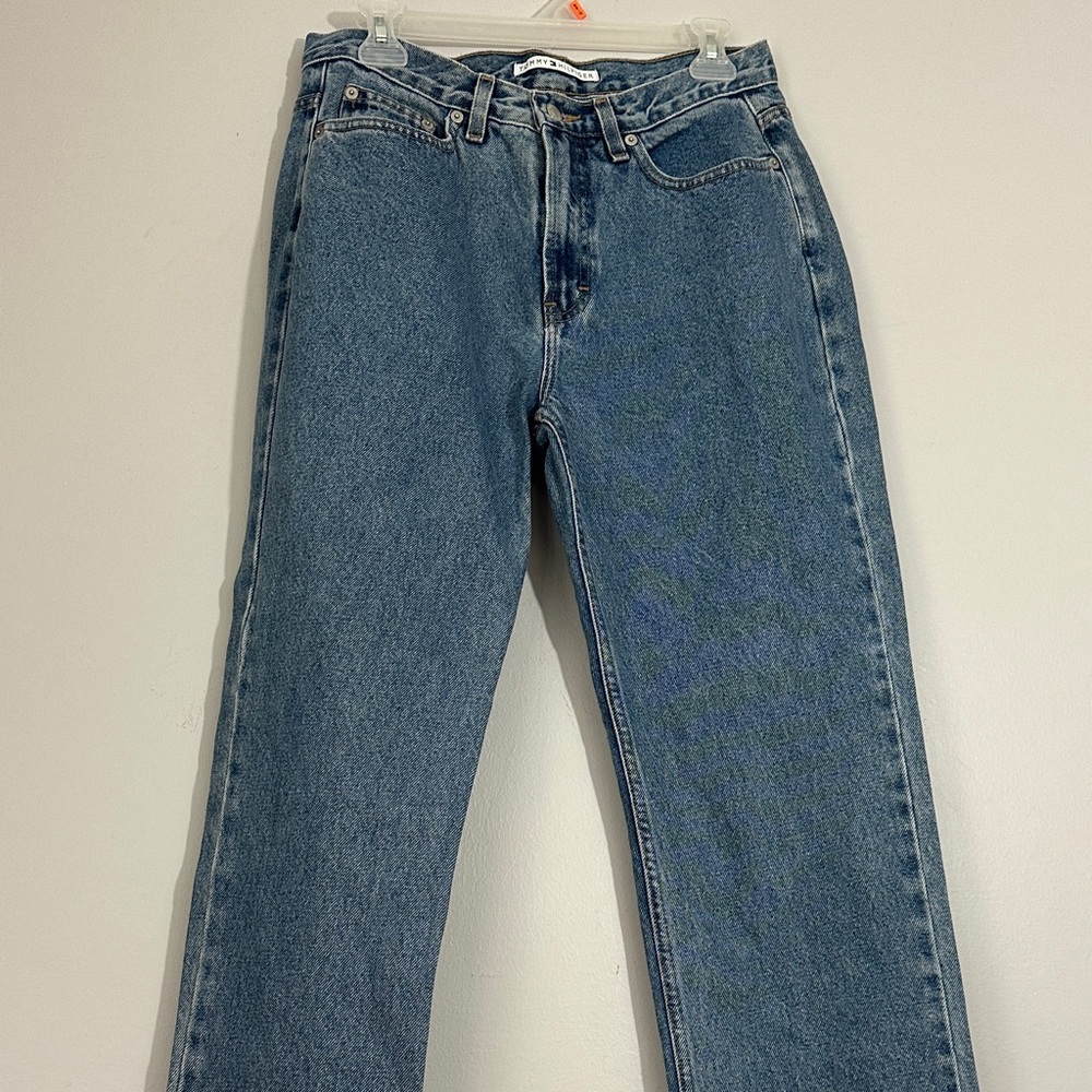 Y2K Tommy Hilfiger Mid-Rise Straight-Leg Jean size 10